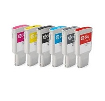 HP 745 300-ml Cyan Ink Cartridge 